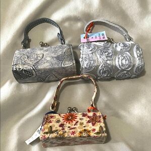 2/$20 Bundle of 3 Doll Handbags Perfect for American Girl and similar size dolls